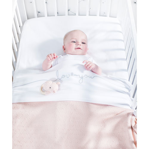 Jollein Deken 75x100cm Soft knit creamy peach