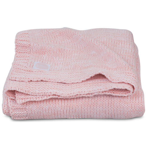 Jollein Deken 75x100cm Melange knit soft pink