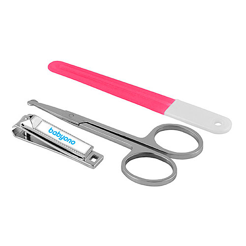 Babyono 3-Delig Roze Nagel Verzorging Set