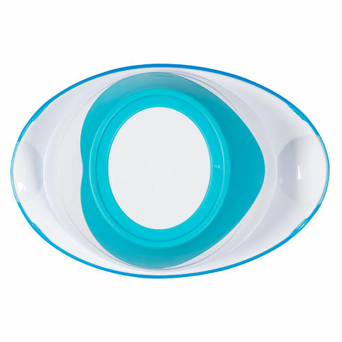 Babyono Blauw Kommetje met Lepel en Vork