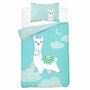 Mayamoo Bamboe Dekbedovertrekset Lama Mint 100x135cm