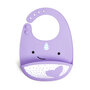 Skip Hop Zoo Fold &amp; Go Silicone Bib - Walvis