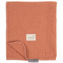 BimbiDreams Gehaakte Deken - Stone Washed Oranje 95x75 cm