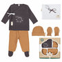 BimbiDreams Baby Newborn 5-Delige Set - Jurasic Paars