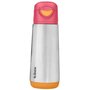 b.box 500ml Insulated Sport Spout Bottle - Strawberry Shake