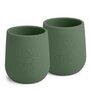 nuuroo Abel Siliconen Beker Dusty Green - 2-pack