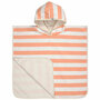 L&auml;ssig UV Strandponcho Block Stripes Milky/Peach