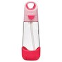 b.box Tritan Drink Bottle 600ml Flamingo Fizz