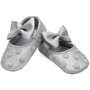 Baby Ballerina&#039;s Zilver Met Hartjes