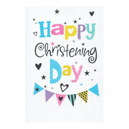 Christening Card Happy Christening Day Tiny Giggles