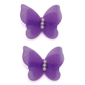 tiny butterfly clips