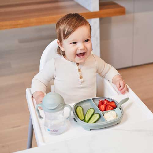 b.box 2 in 1 Suction Plate - Sage