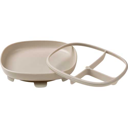 b.box 2 in 1 Suction Plate - Latte
