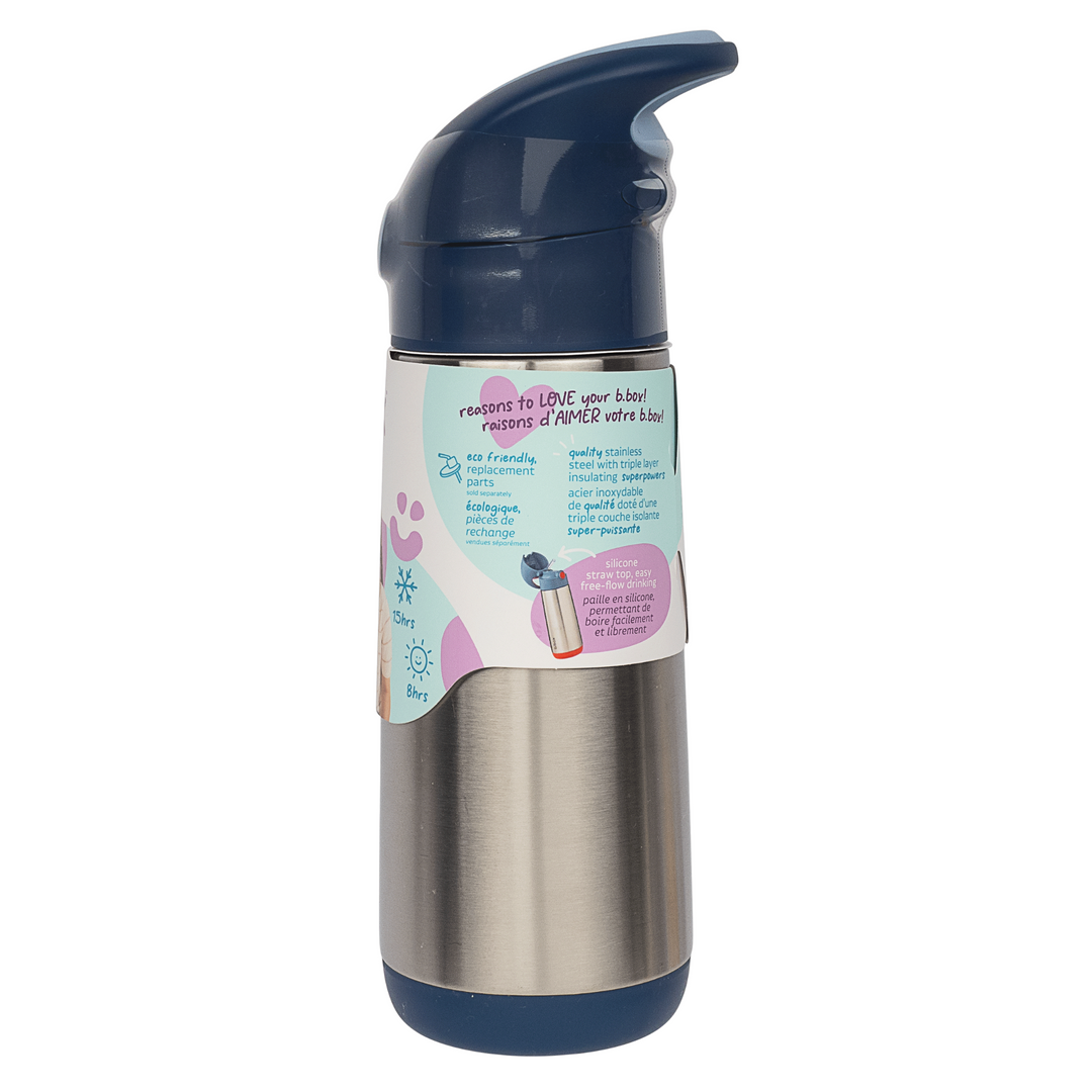 b.box Insulated Drink Bottle 500ml Midnight