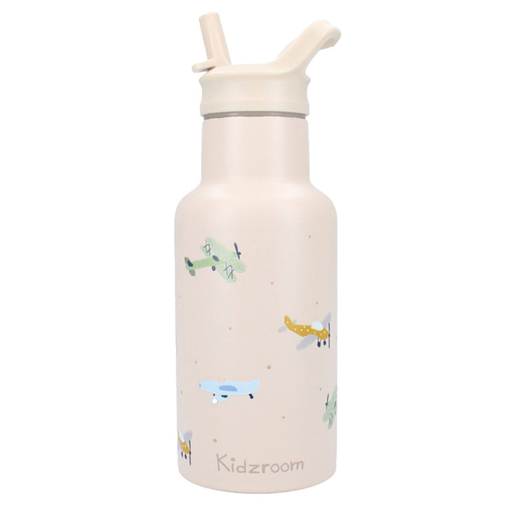 Kidzroom Small Talk Vliegtuigen Drinkfles 350 ml
