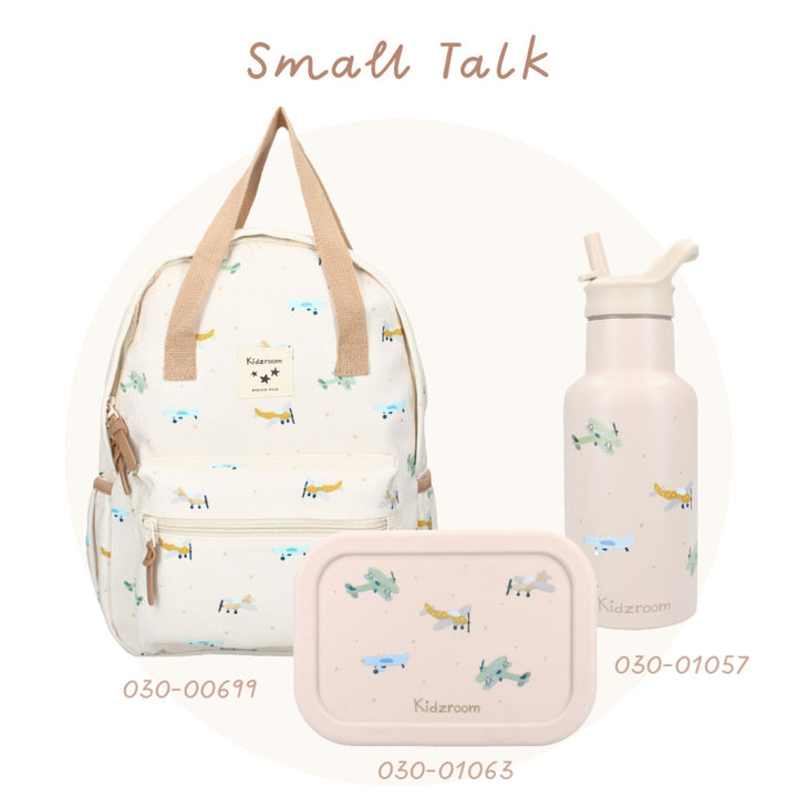 Kidzroom Small Talk Vliegtuigen Drinkfles 350 ml