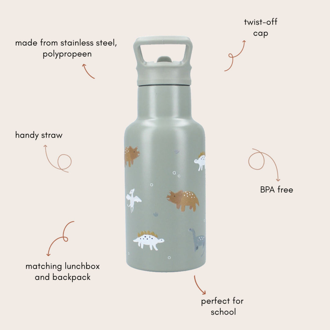 Kidzroom Small Talk Dino Drinkfles 350 ml