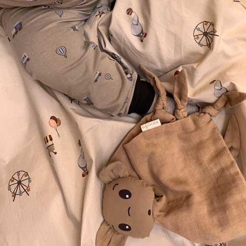 Cadeaubox samenstellen | nuuroo Arie Knuffeldoek Lichtbruin (vanaf €16)
