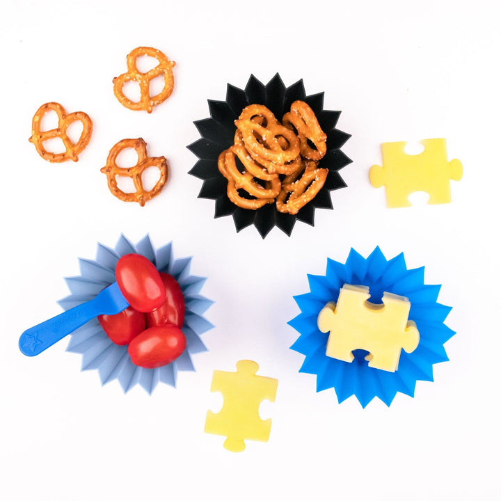 Lunch Punch Siliconen Vormpjes Blauw