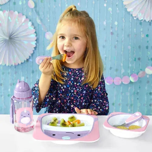 Skip Hop Zootensils Vork en Lepel Set Walvis - Tiny Giggles