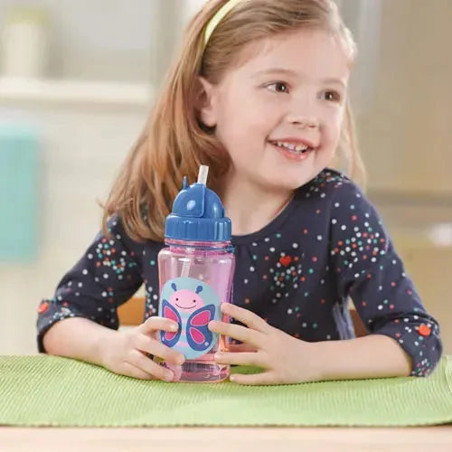 Skip Hop Zoo Drinkfles met Rietje Vlinder - Tiny Giggles