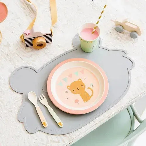 Petit Monkey Placemat koala blush pink - Tiny Giggles