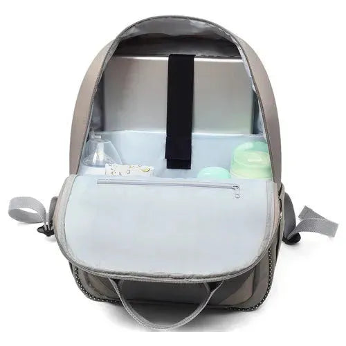 Babyono London Look Grey Verzorgingsrugzak - Tiny Giggles