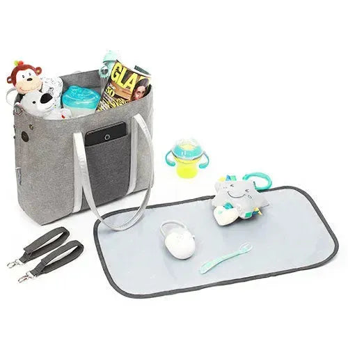 Babyono So Dynamic Grey Verzorgingstas - Tiny Giggles