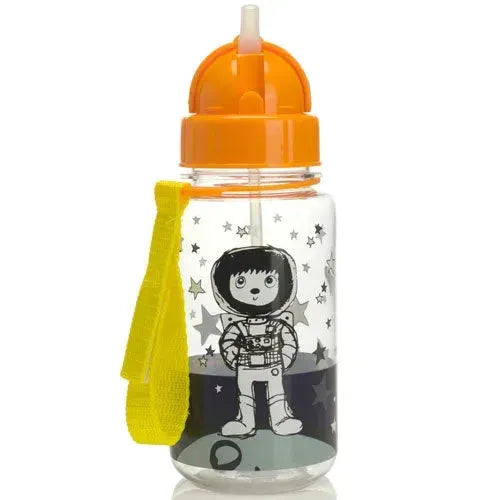 Zip & Zoe Drinking Bottle with Straw Spaceman - Tiny Giggles