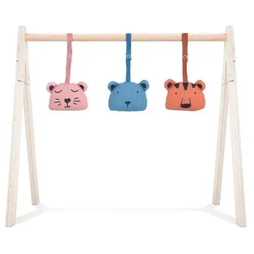 Jollein Babygym Toys Animal Club (3 stuks) - Tiny Giggles