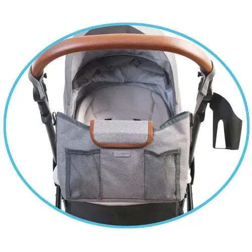 Bo Jungle B-Stroller Organiser Lichtgrijs - Tiny Giggles