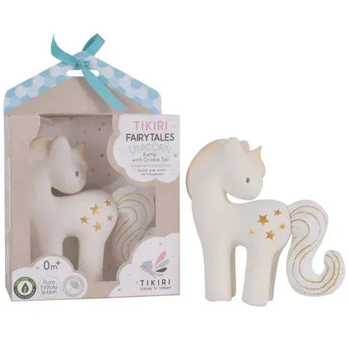 Tikiri Shining Stars Unicorn Bijtspeeltje - Tiny Giggles