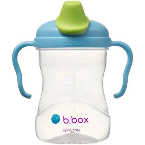 b.box Spout Cup Blueberry 4m+ - Tiny Giggles