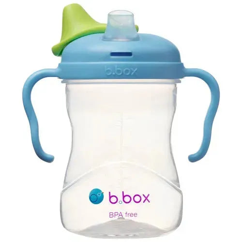 b.box Spout Cup Blueberry 4m+ - Tiny Giggles