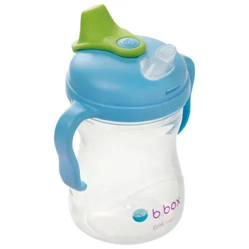 b.box Spout Cup Blueberry 4m+ - Tiny Giggles