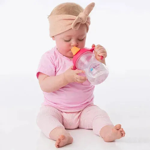 b.box Spout Cup Raspberry 4m+ - Tiny Giggles