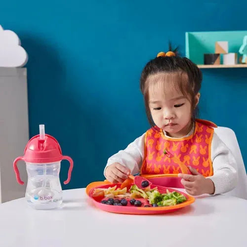 b.box Feeding Set Strawberry Shake 6m+ - Tiny Giggles