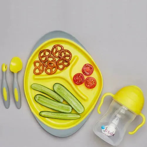 b.box Feeding Set Lemon Sherbet 6m+ - Tiny Giggles