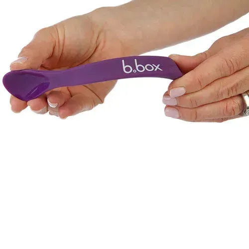 b.box Flexible Silicone Spoons Red/Blue - 2 Stuks - Tiny Giggles