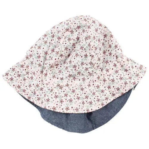 Nordic Reversible Hat-SPF 50 Pale Dogwood - Tiny Giggles