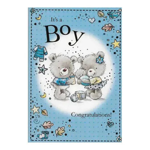 Geboortekaartje - Its A Boy Congratulations - Tiny Giggles