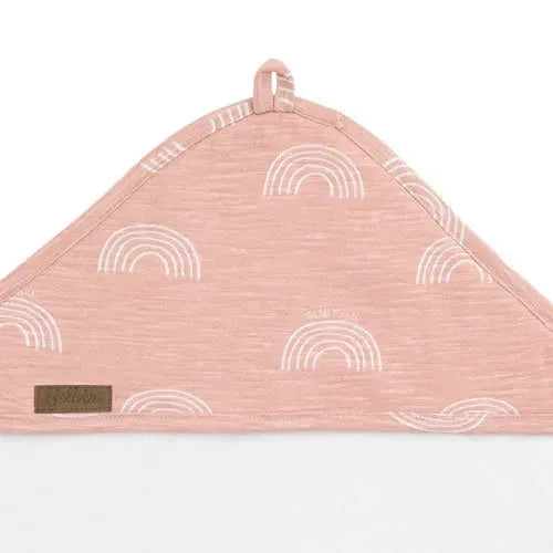 Jollein Badcape 100x100cm Rainbow Blush Pink - Tiny Giggles