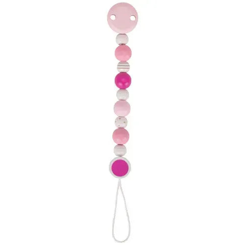 Heimess Fopspeenketting - Roze Grijs Wit L21cm - Tiny Giggles