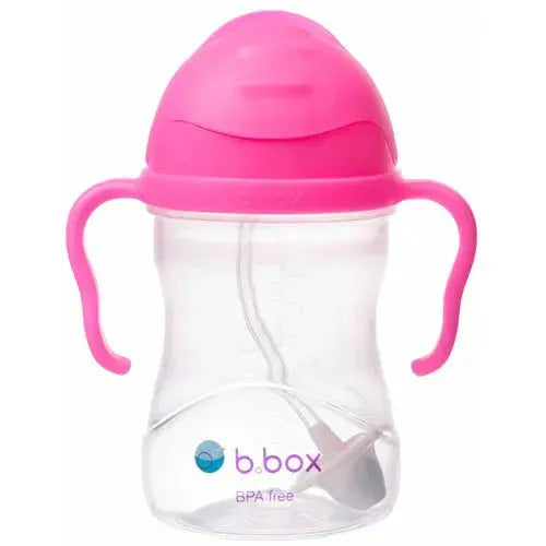 b.box Sippy Cup Pink Pomegranate 6m+ - Tiny Giggles