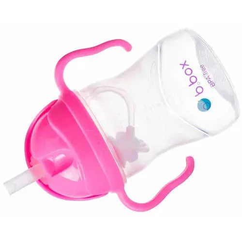 b.box Sippy Cup Pink Pomegranate 6m+ - Tiny Giggles