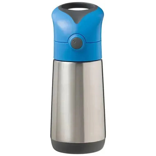 b.box Insulated Drink Bottle 350ml Blue Slate - Tiny Giggles