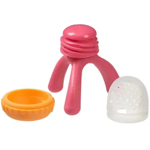 b.box Silicone Fresh Food Feeder Strawberry Shake - Tiny Giggles