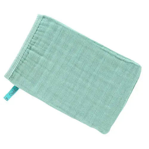 Lässig Mousseline Washandjes Mint 3 Stuks - Tiny Giggles