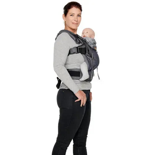 ByKay Draagzak Click Carrier Deluxe - Dark Jeans - Tiny Giggles