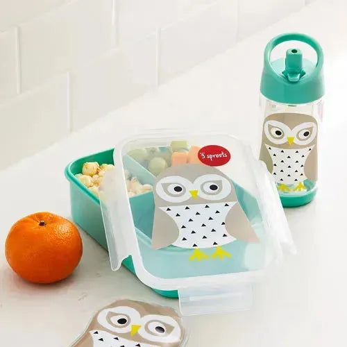 3 Sprouts Lunch Bento Box Uil - Tiny Giggles